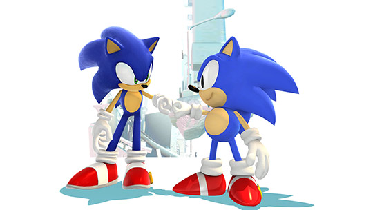 Modern and Classic Sonic