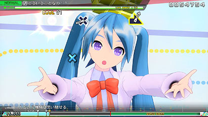 ゲーム画面02:初音ミク Project DIVA MEGA39’s+