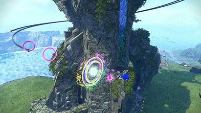 ゲーム画面02:ソニックフロンティア