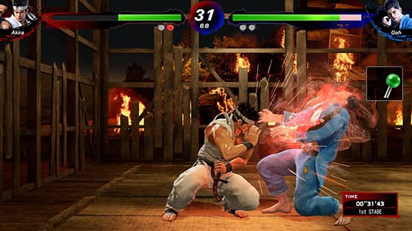 ゲーム画面01:Virtua Fighter 5 R.E.V.O.(バーチャファイター5 レヴォ)