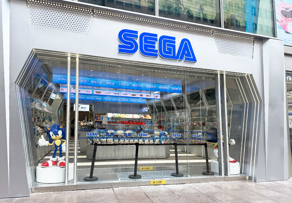 SEGA STORE SHANGHAI shop front