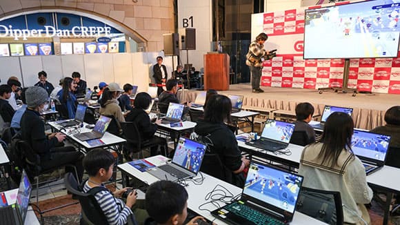 配信前のゲームをプレイ！「ソニックランブル 1DAYミニeスポーツ大会」 02