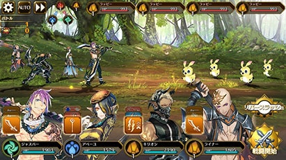 ゲーム画面2：イドラ ファンタシースターサーガ