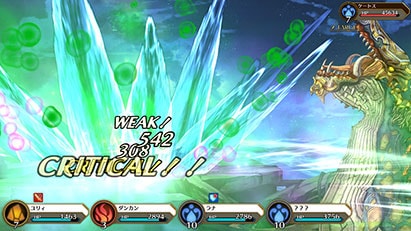 ゲーム画面3：イドラ ファンタシースターサーガ