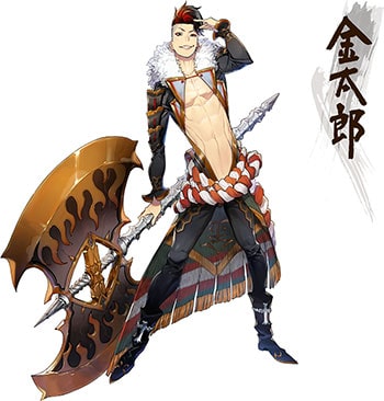 キャラクターイラスト:金太郎